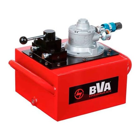 Bva Hydraulics BVA Hydraulic Rotary Air Pump, 4 HP, 3 Gallon, 4 Way/3 Position Manual Valve PARM4003
